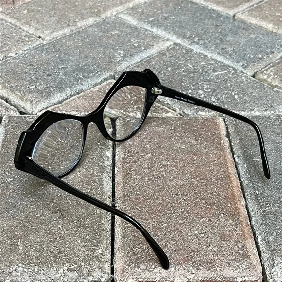 Vintage diamanté black eyeglasses
